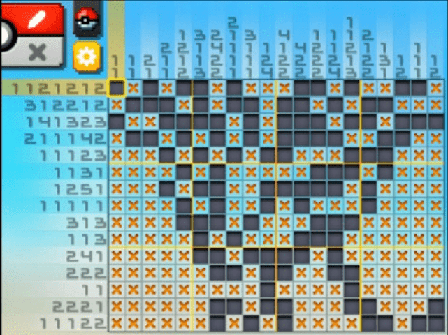[ Pokemon Picross ] The answer of Standard stage [S16-10] and  the answer of Alt-World stage [A16-10]