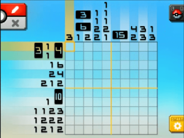 [ Pokemon Picross ] The puzzle of Alt-World stage [A17-01