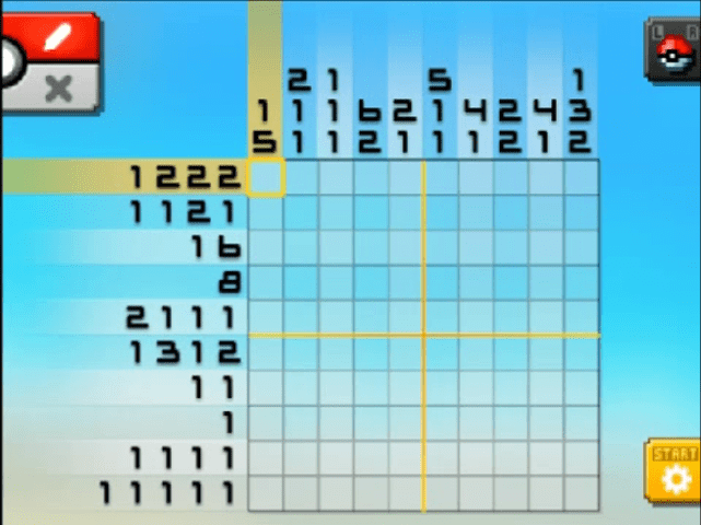 [ Pokemon Picross ] The puzzle of Standard stage [S17-01