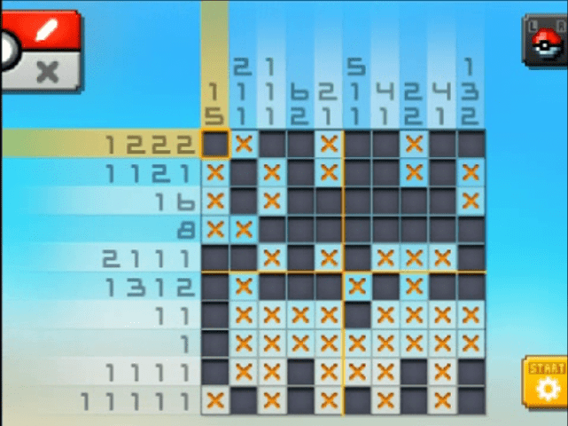 [ Pokemon Picross ] The answer of Standard stage [S17-01] and  the answer of Alt-World stage [A17-04]