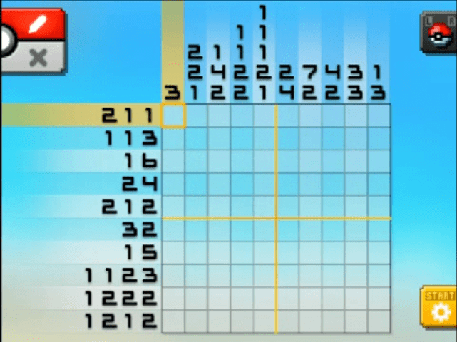[ Pokemon Picross ] The puzzle of Standard stage [S17-03