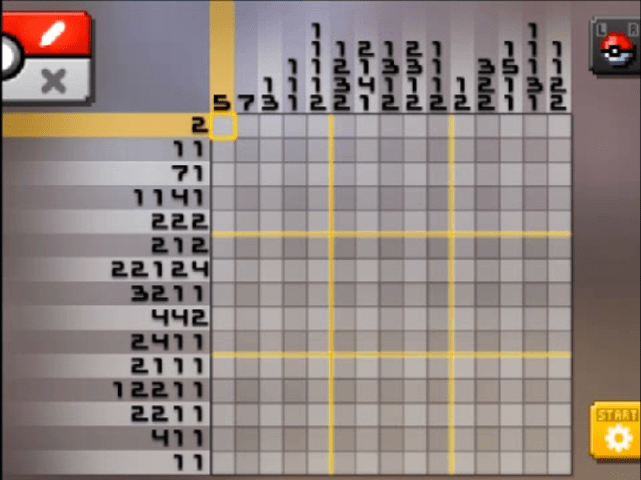 [ Pokemon Picross ] The puzzle of Standard stage [S17-07