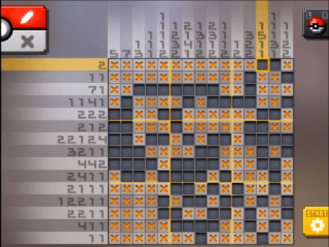 [ Pokemon Picross ] The answer of Standard stage [S17-07] and  the answer of Alt-World stage [A17-05]