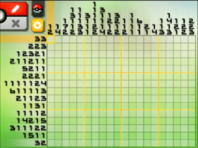 [ Pokemon Picross ] The puzzle of Standard stage [S18-11