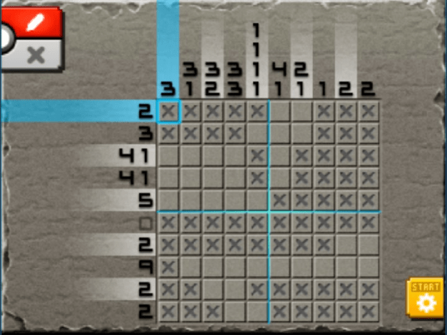 ポケモンピクロスのミクロス【M01｜ゲンシグラードン】で上から1番目、左から5番目のミクロスのかけらに対応した答え