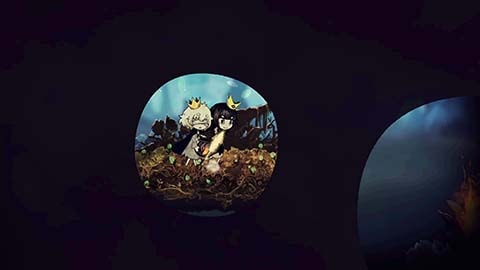 【嘘つき姫と盲目王子】青淵の洞-④骨魚のトンネルで花畑の場所