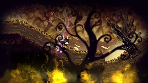 【嘘つき姫と盲目王子】魔女の館-古き童話の残照でイノシシの化け物に魔女の攻撃が当たるよう誘導